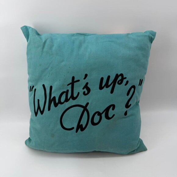 Vintage Looney Tunes Bugs Bunny Throw Pillow Cushion New With Tag There - Picture 3 of 7